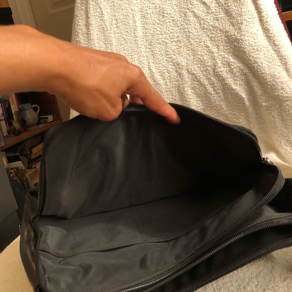 A black leather Tignanello bag. strap attached. - Picture 4 of 8